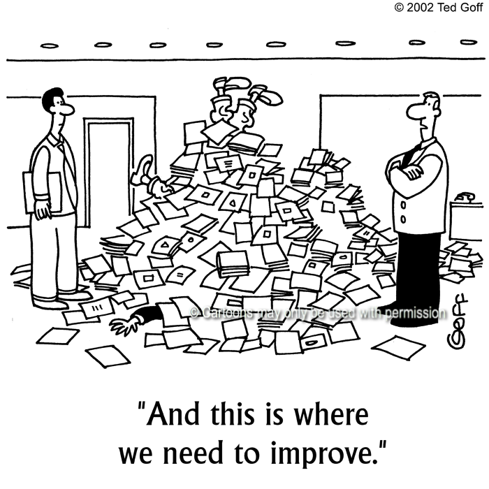 Cartoon about management