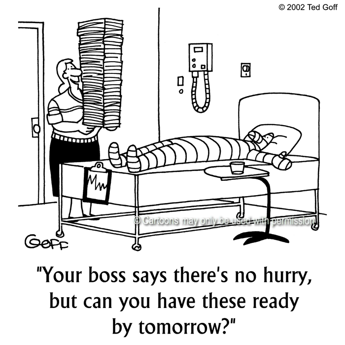 Cartoon about management
