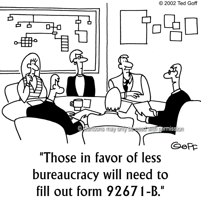 Cartoon about management