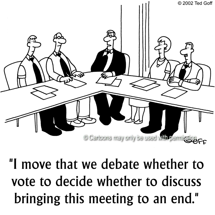 Cartoon about management