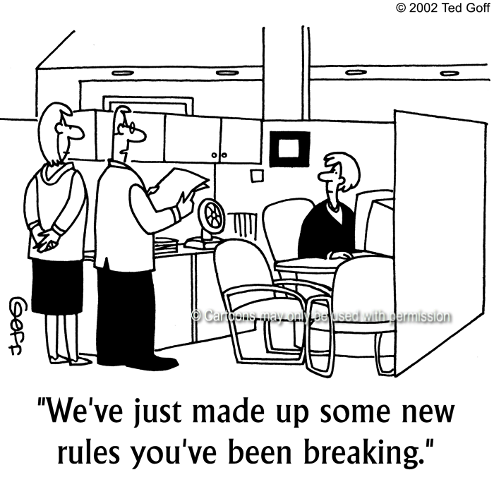 Cartoon about management