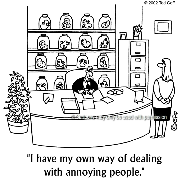 Cartoon about financial