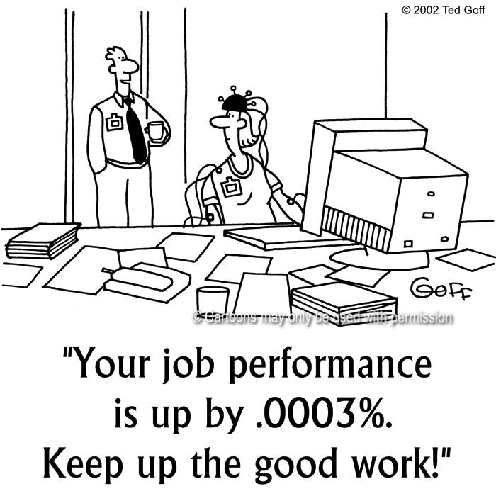 Cartoon about computer