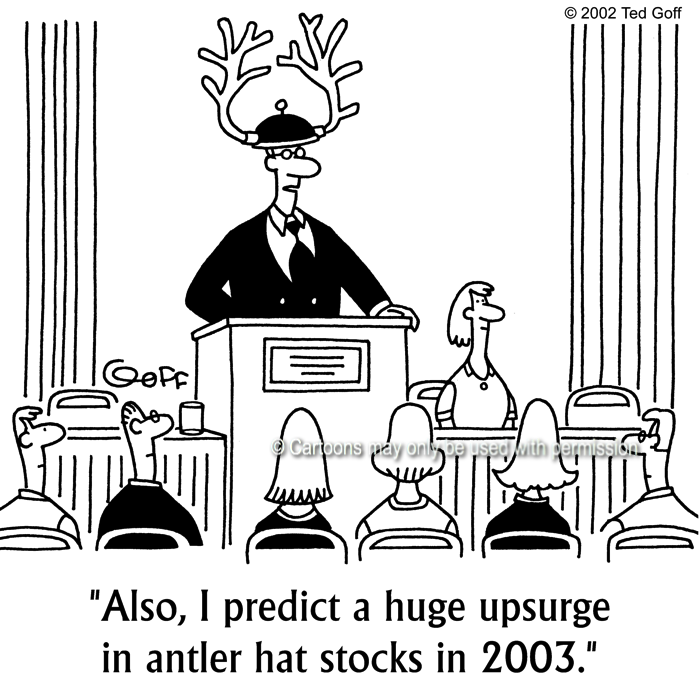 Cartoon about financial