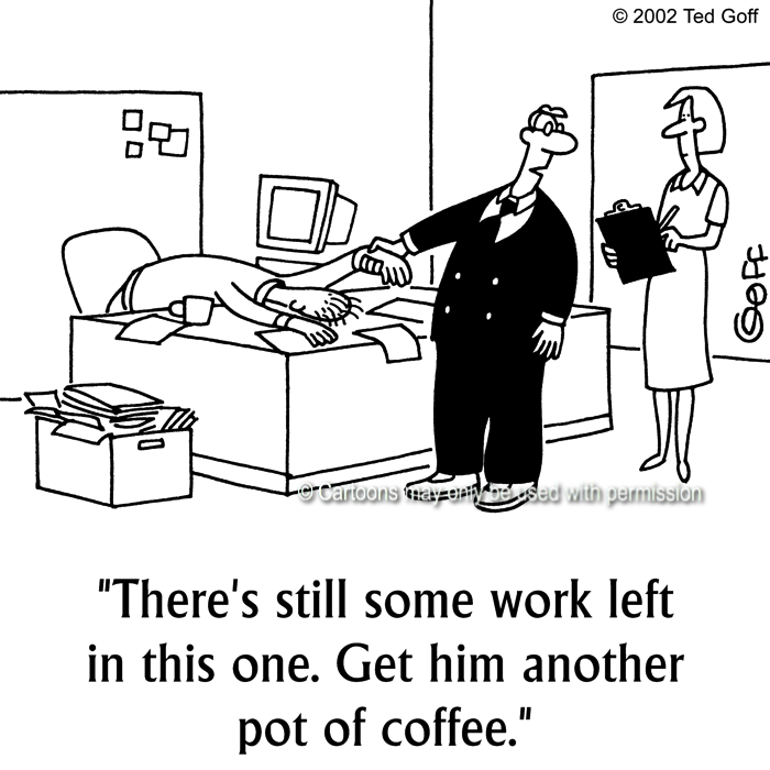 Cartoon about management
