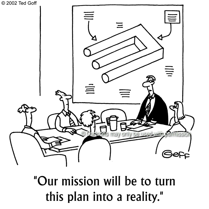 Cartoon about management