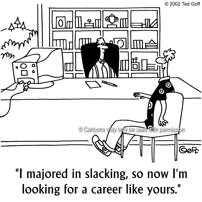 Cartoon about management