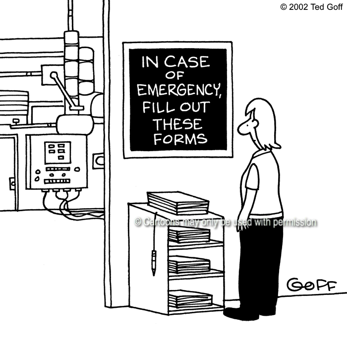 Cartoon about safety