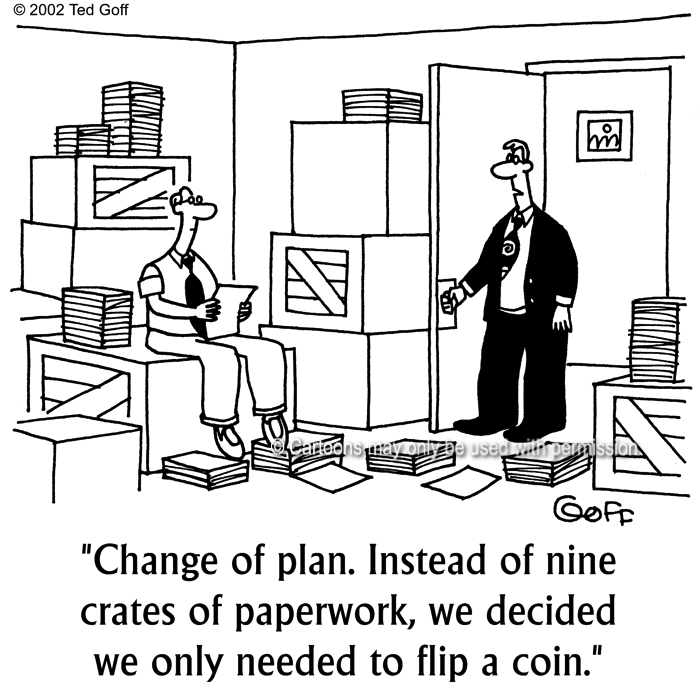 Cartoon about management