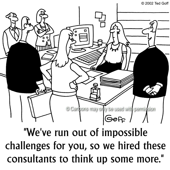 Cartoon about management