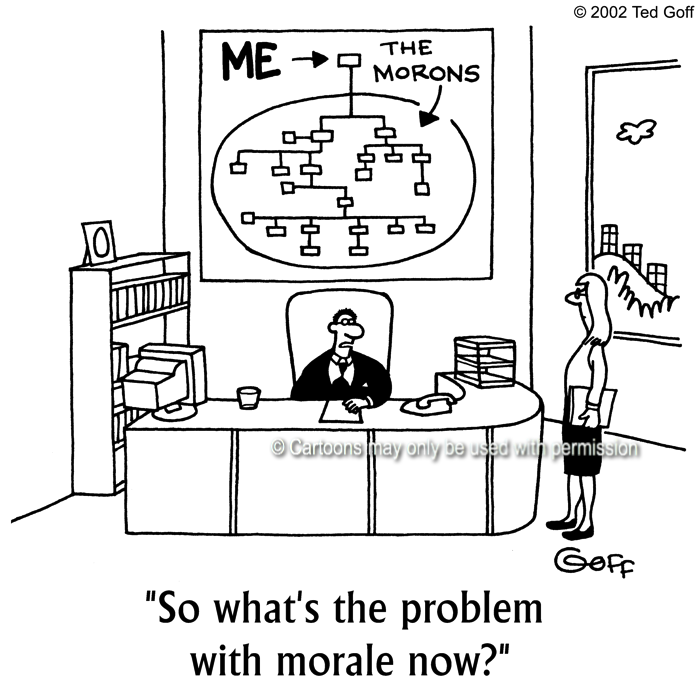Cartoon about management