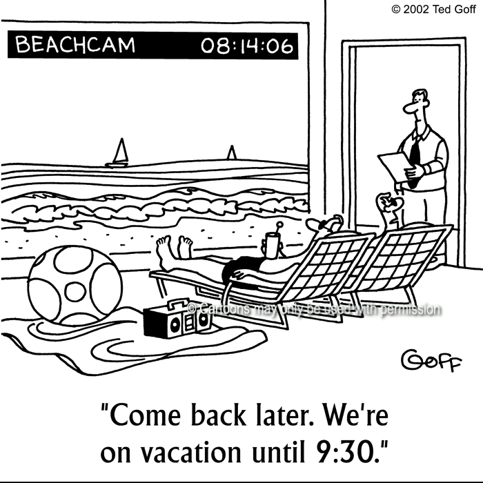 Cartoon about computer