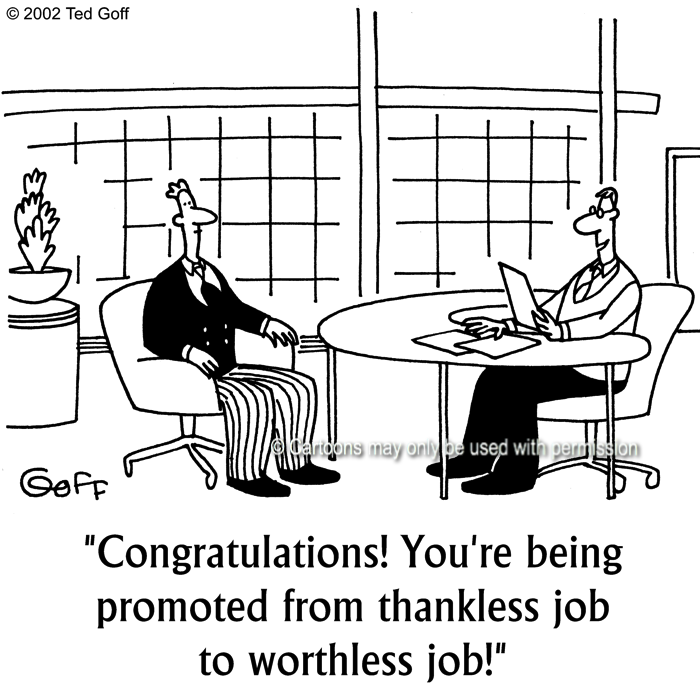 Cartoon about management