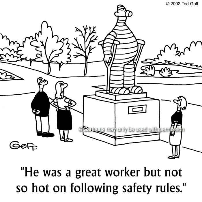 Cartoon about safety