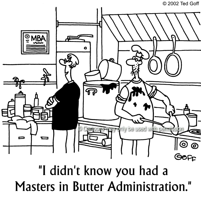 Cartoon about management