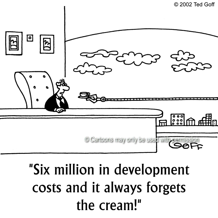 Cartoon about computer