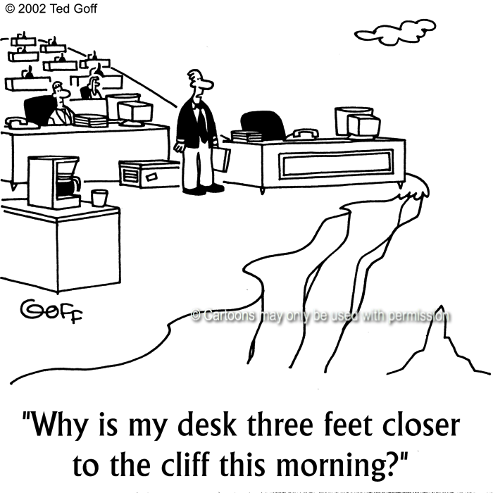 Cartoon about office