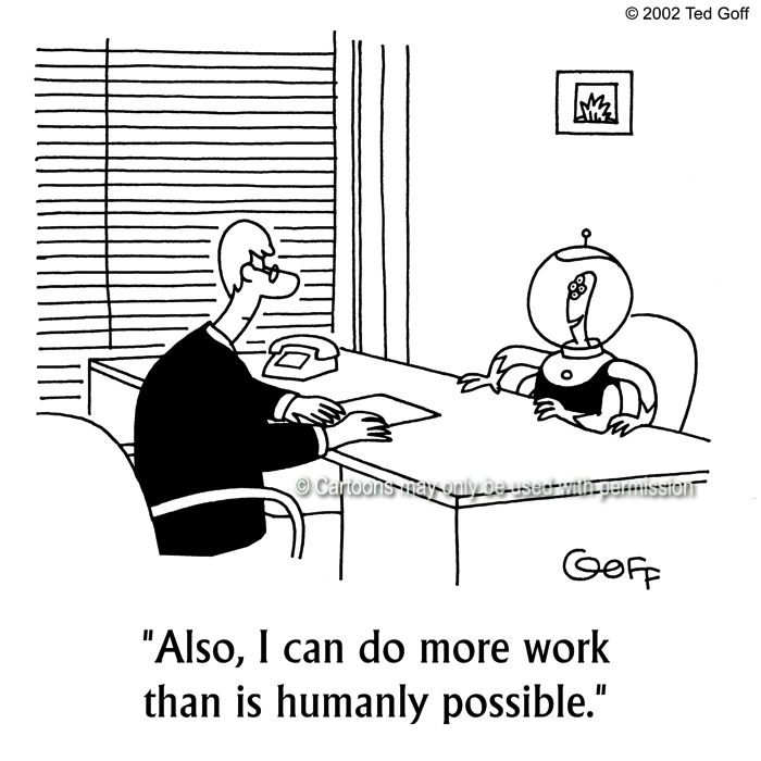 Cartoon about management
