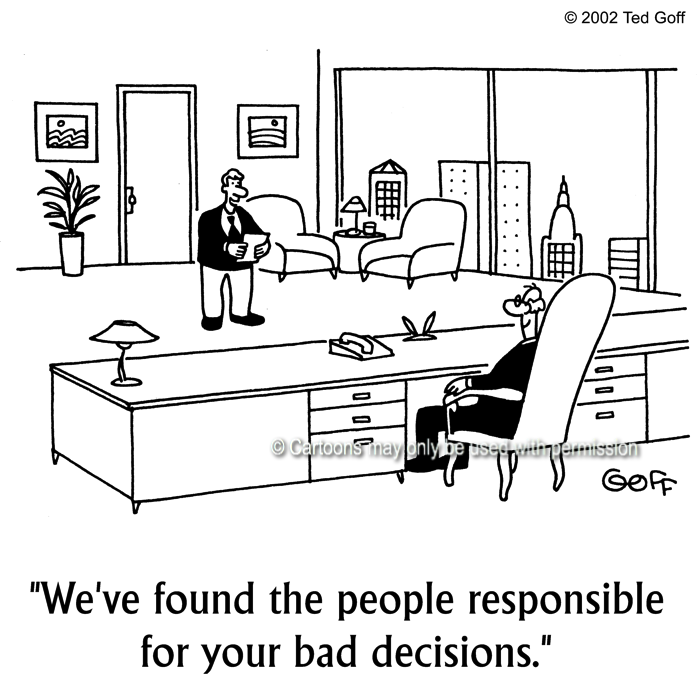 Cartoon about management