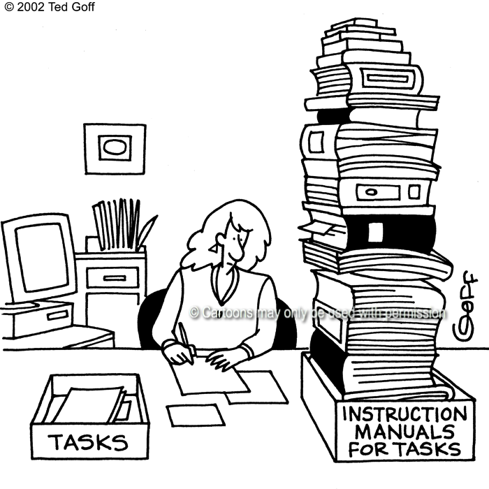 Cartoon about management