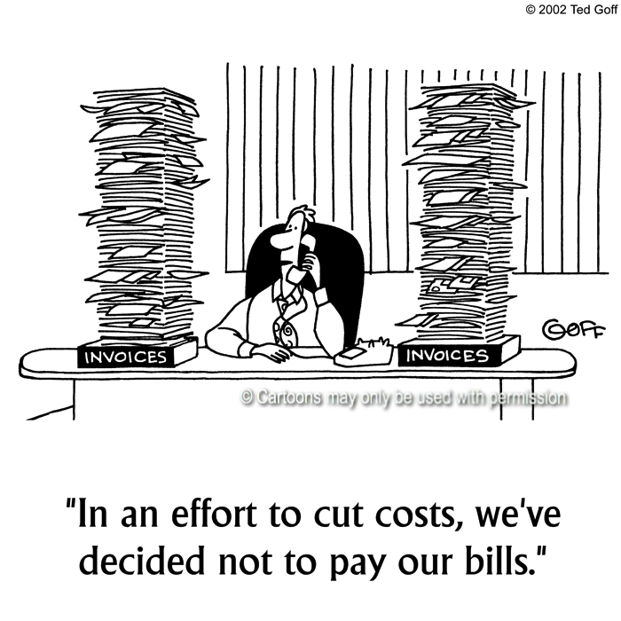 Cartoon about management