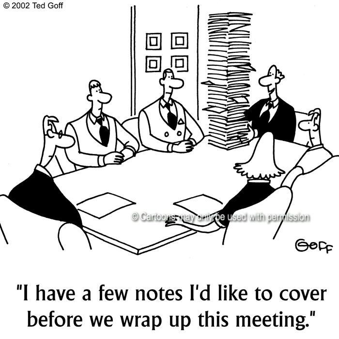 Cartoon about management