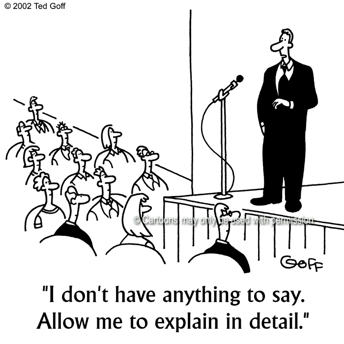 Cartoon about management