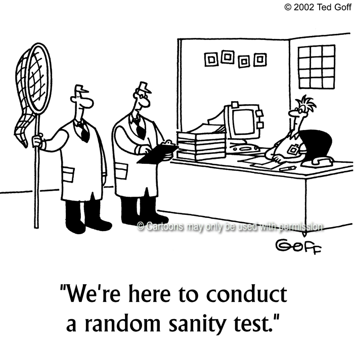 Cartoon about computer