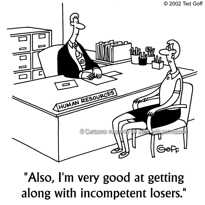 Cartoon about management
