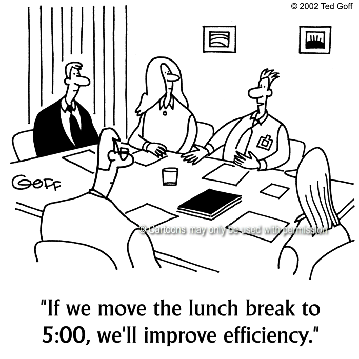 Cartoon about management