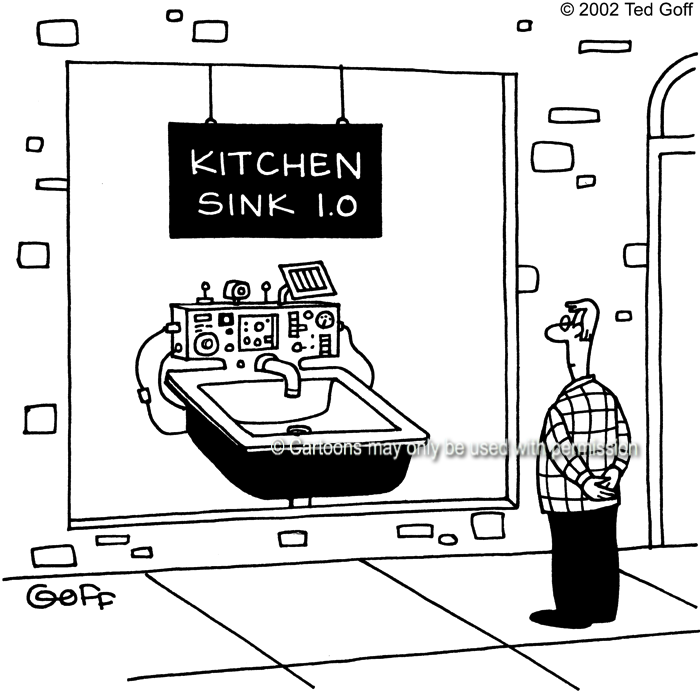 Cartoon about computer