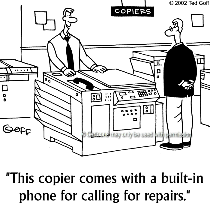Cartoon about office