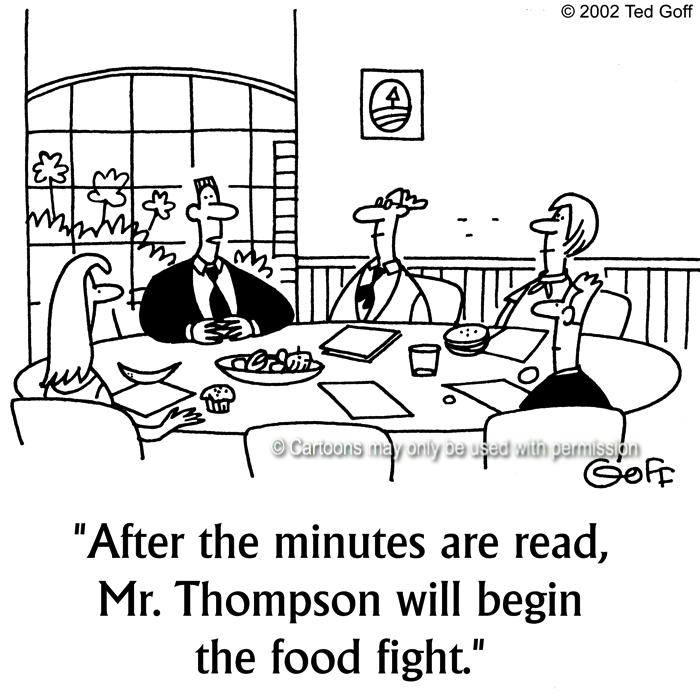 Cartoon about management