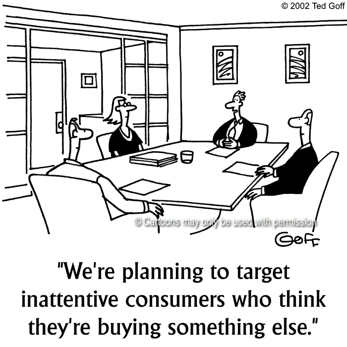 Cartoon about management