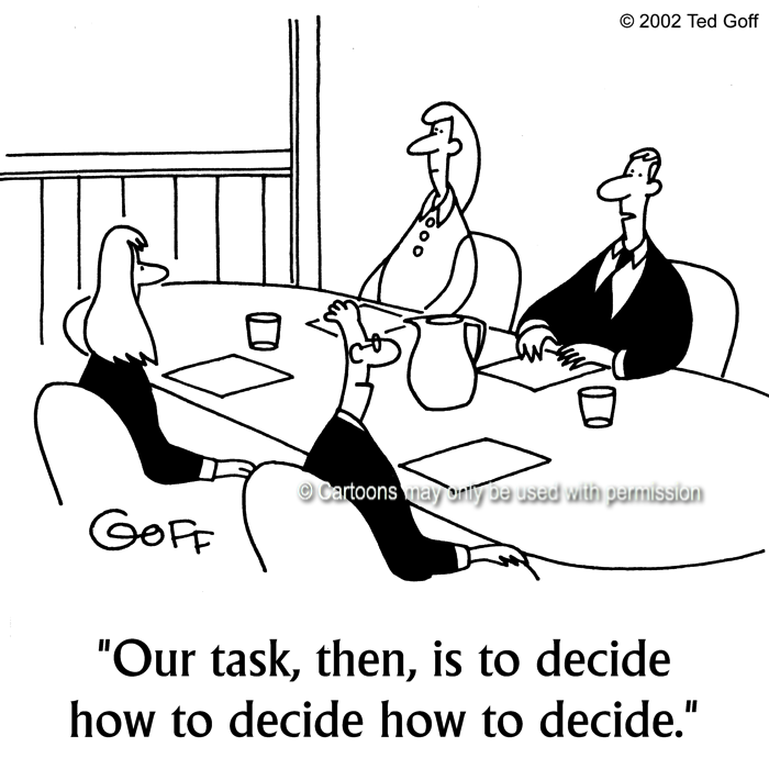Cartoon about management