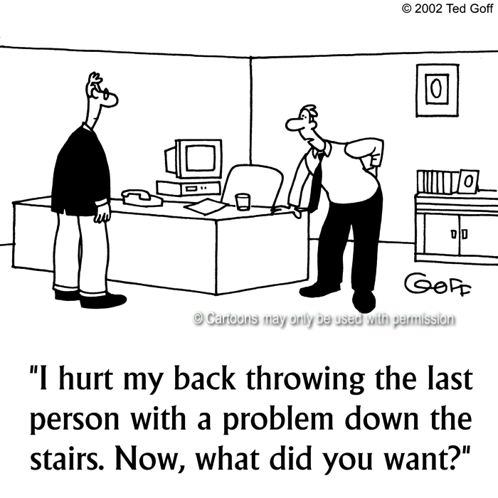 Cartoon about management