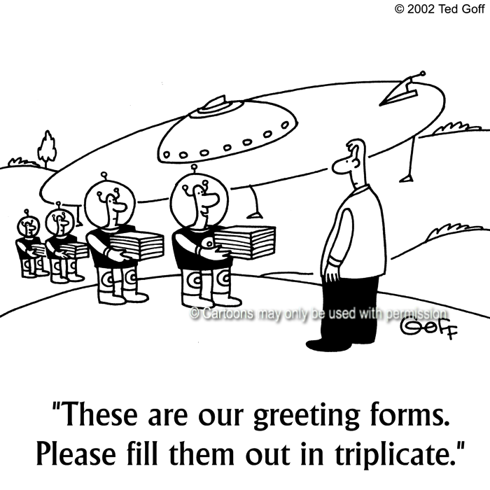 Cartoon about office