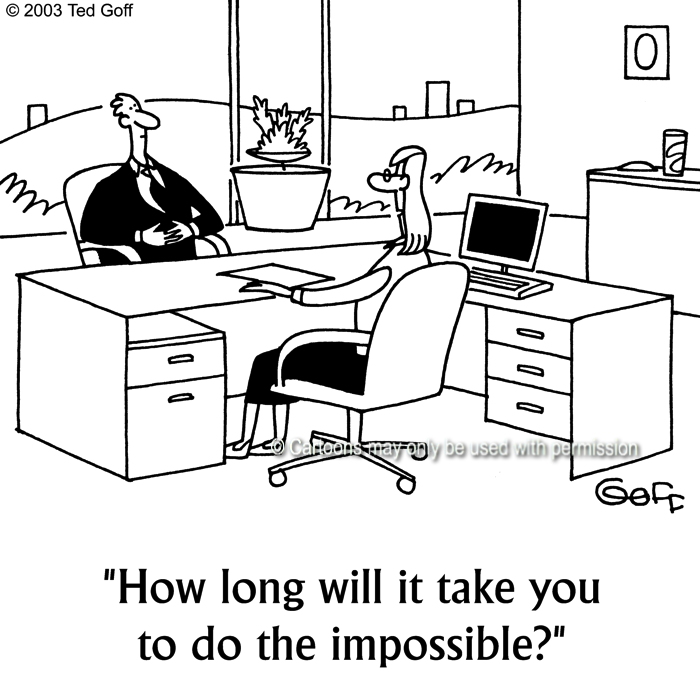 Cartoon about management