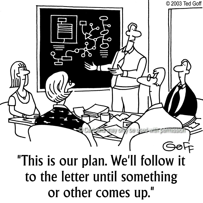 Cartoon about management