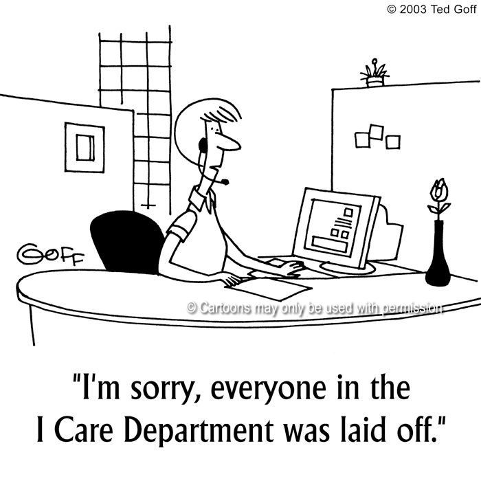 Cartoon about telephone