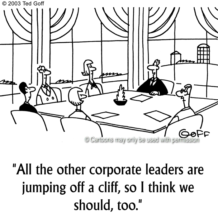 Cartoon about management