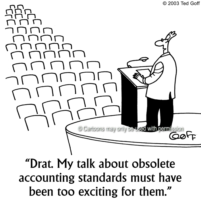 Cartoon about financial