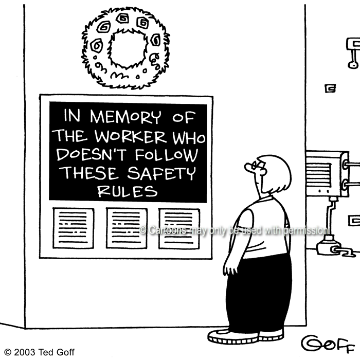 Cartoon about safety