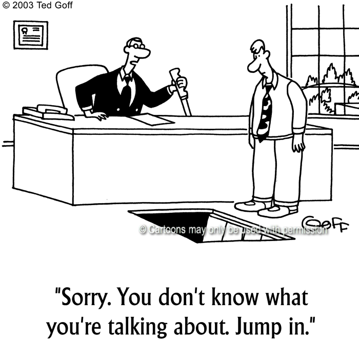 Cartoon about office