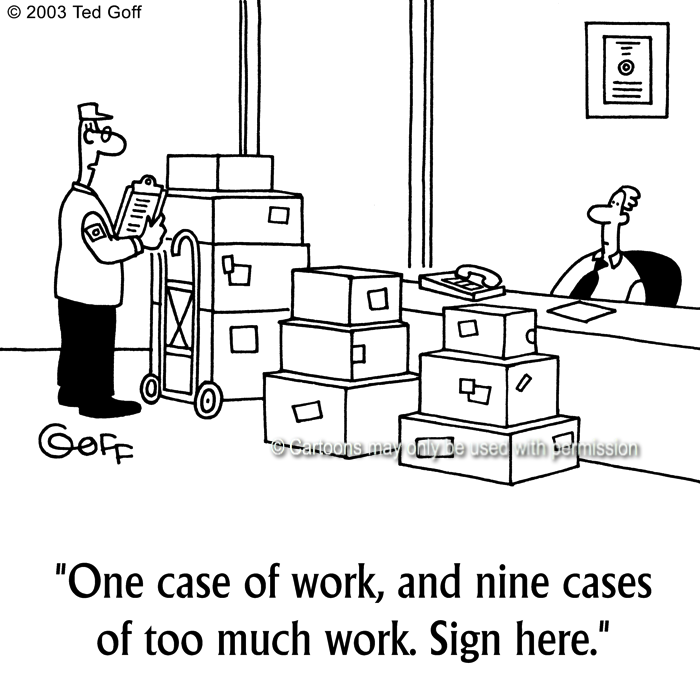 Cartoon about office
