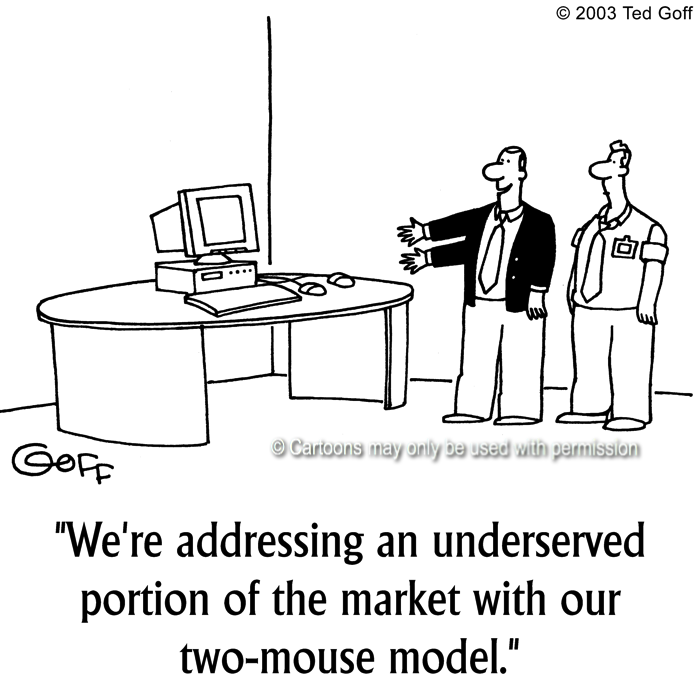 Cartoon about computer