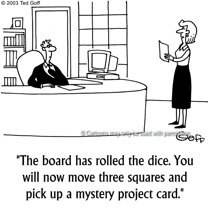 Cartoon about management