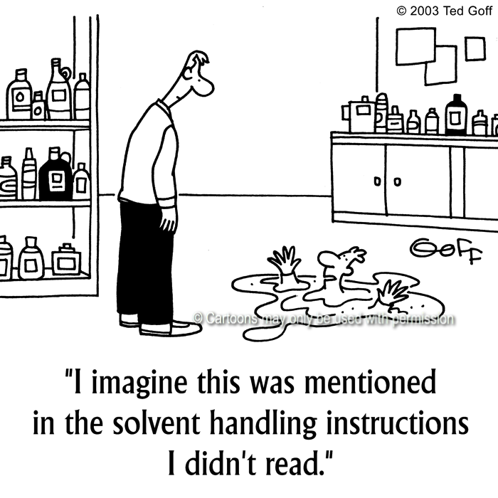 Cartoon about safety
