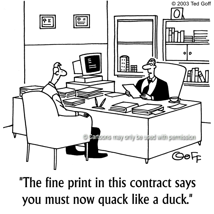 Cartoon about general
