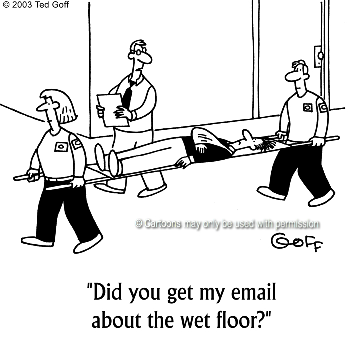 Cartoon about safety